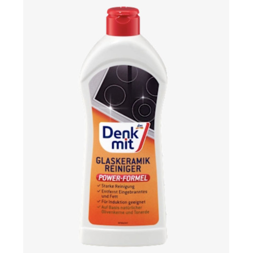 Засіб для очищення склокерамічних поверхонь Denkmit Glaskeramik Reiniger Power-Formel, 300 мл
